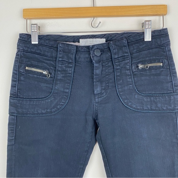 Stella McCartney Y2K Low-Rise Super Skinny Distressed Faded Black Jeans - Picture 6 of 12